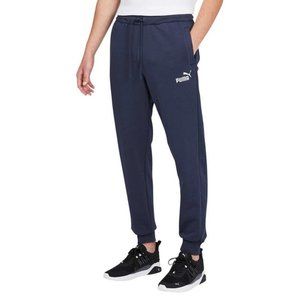 PUMA Men's French Terry Jogger Pants Blue Large